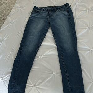 Excellent shape Buckle Black skinny jeans